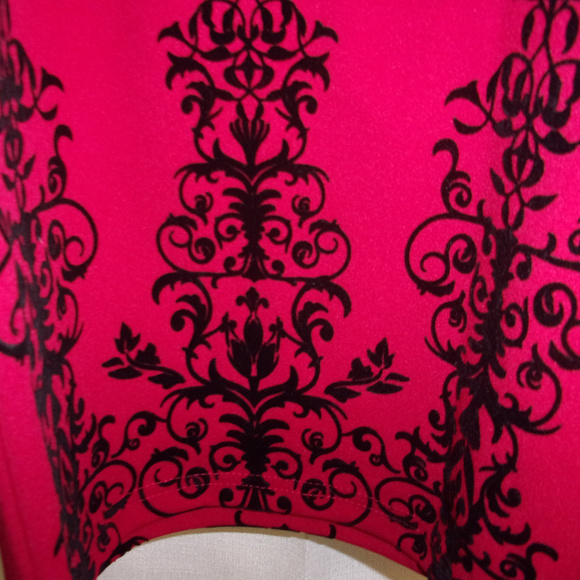 🎊 Regalia Red Palazzo Pants Large 12-14 EUC - Picture 3 of 9